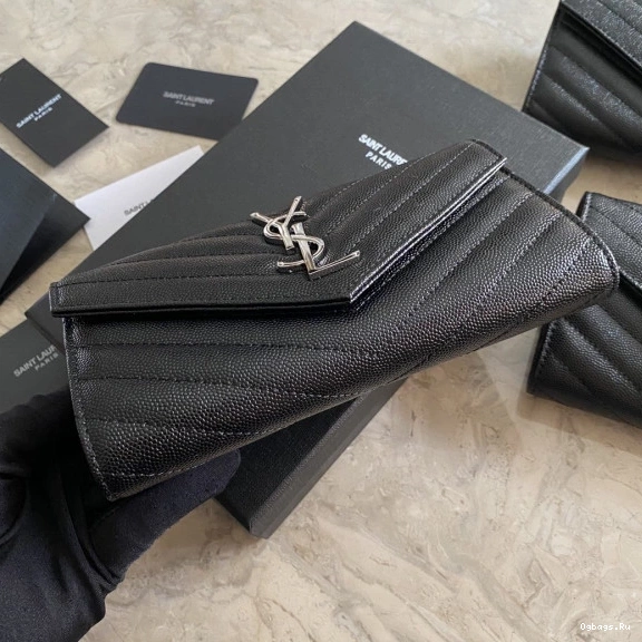 MONOGRAM YSL FLAP LARGE WALLET 0805